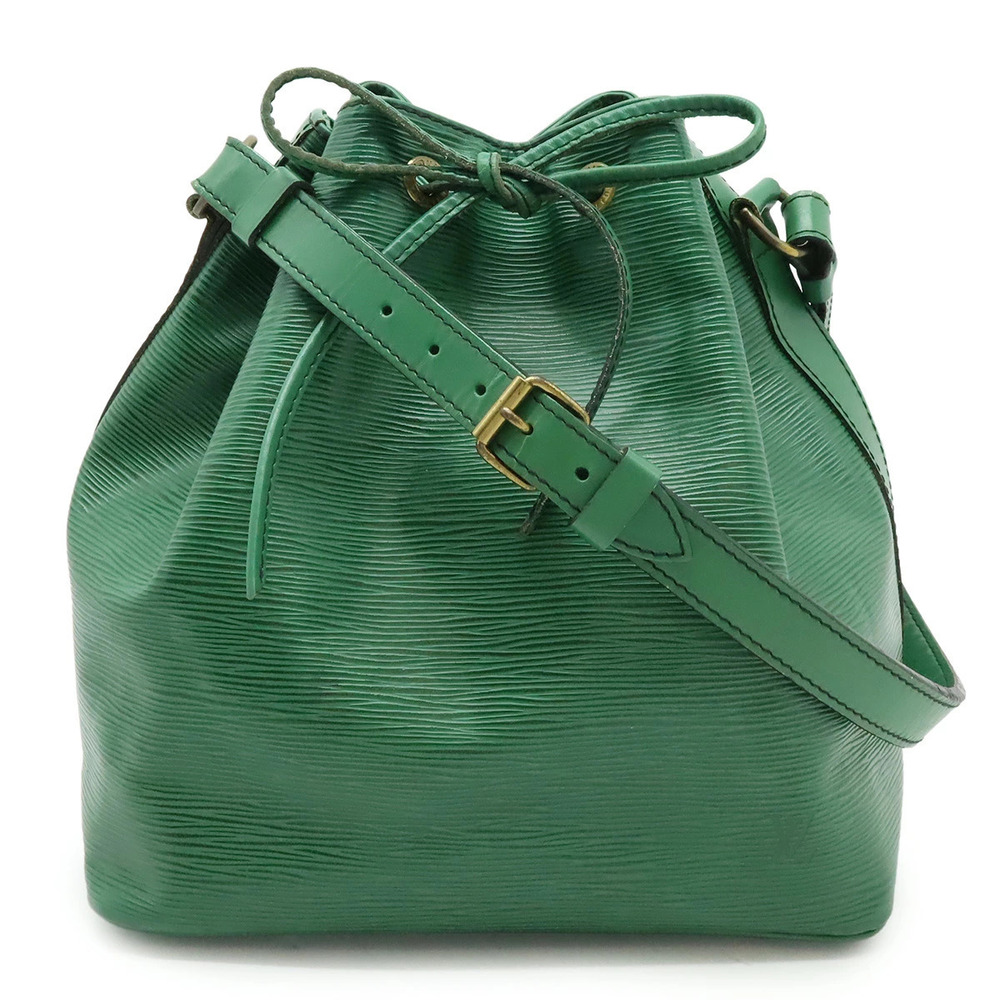 LOUIS VUITTON Epi Shoulder Bag Hobo Drawstring Borneo Green